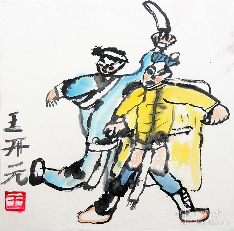 画武松,简单,简笔画_大山谷图库