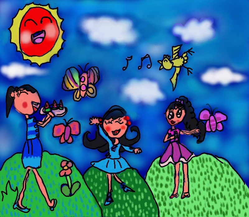 快乐的节日-南京市-南京市翠屏山小学韦若杉