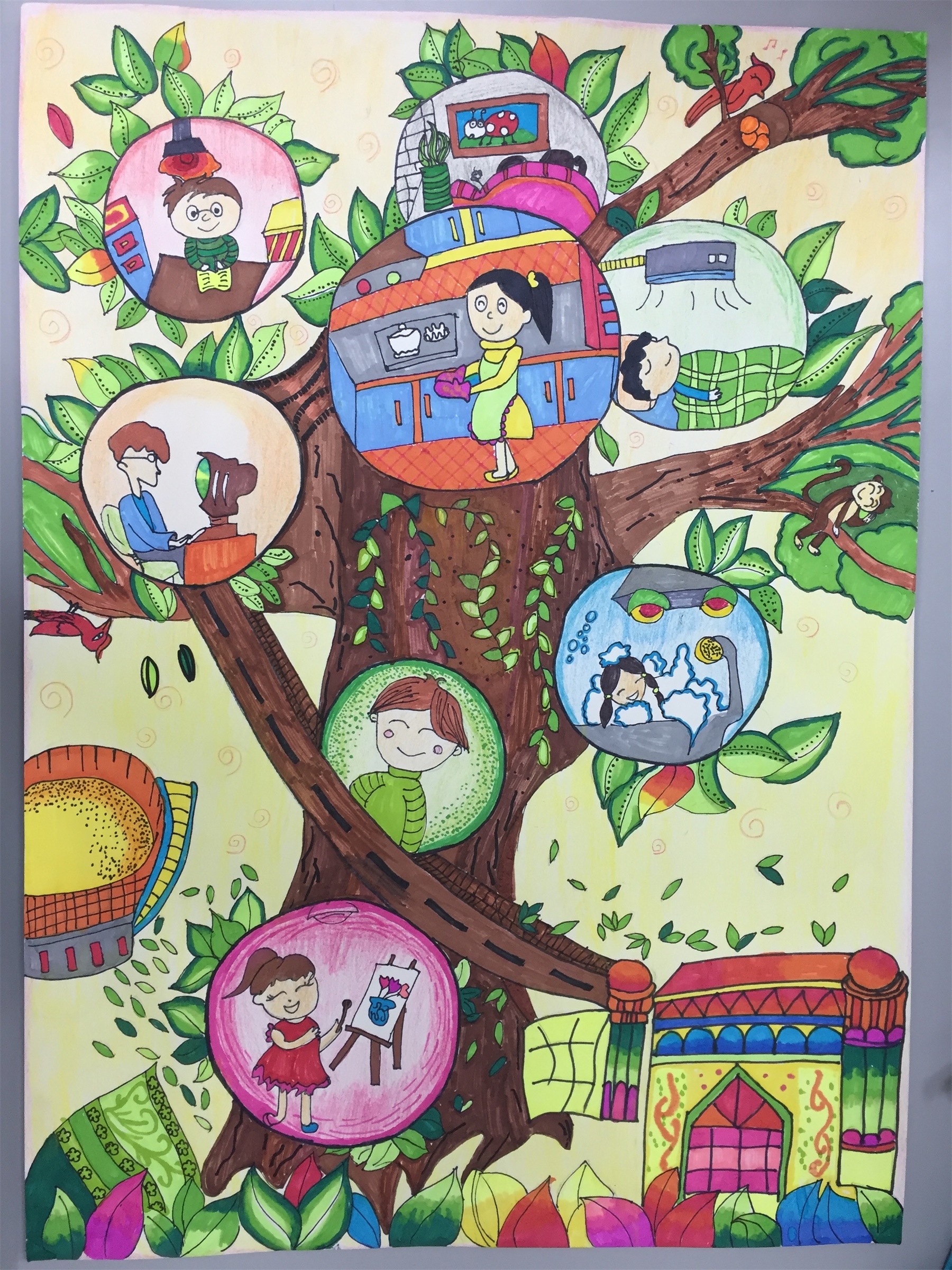 《幸福树之居》-兰州市-城关区白道坪学校向圆圆